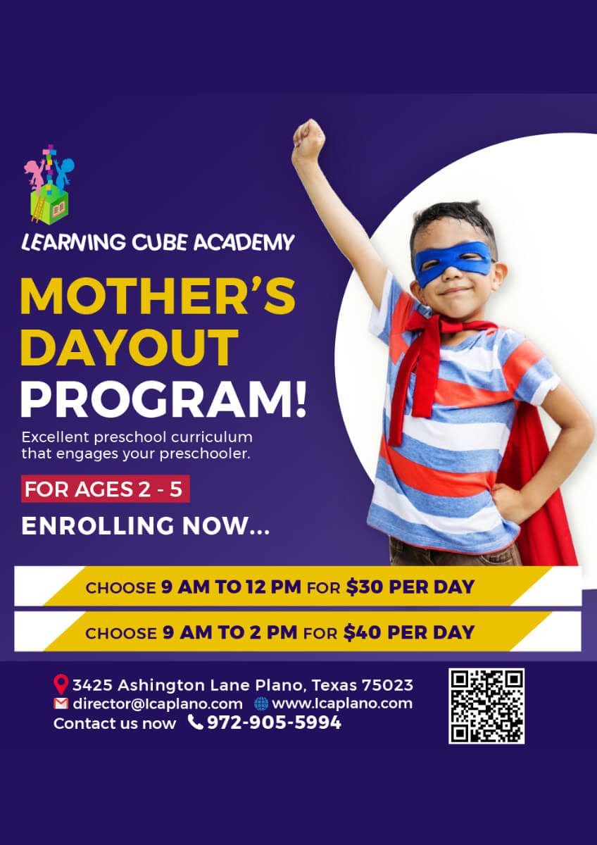 Learning Cube Academy Mothers Day Out Program