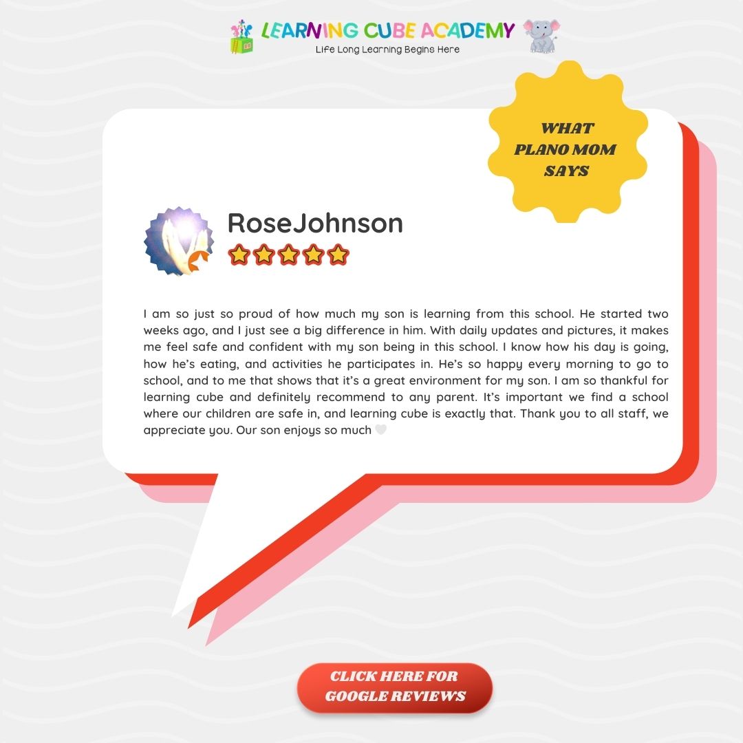 Plano Parent Testimonial Learning Cube Academy